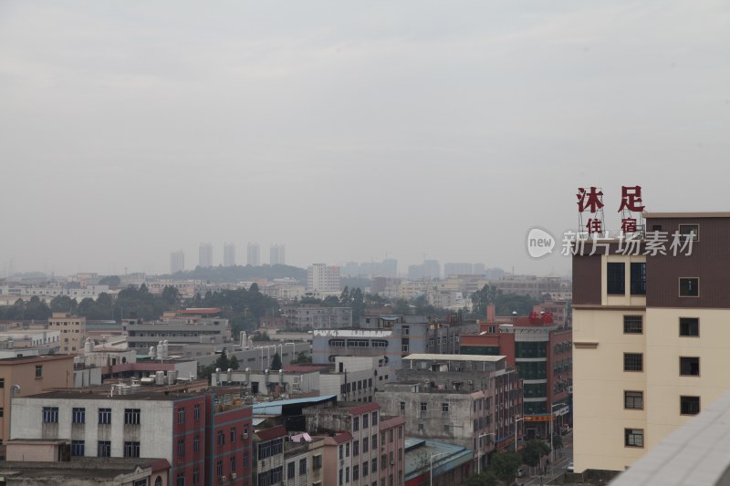 广东东莞：企石镇城市风光