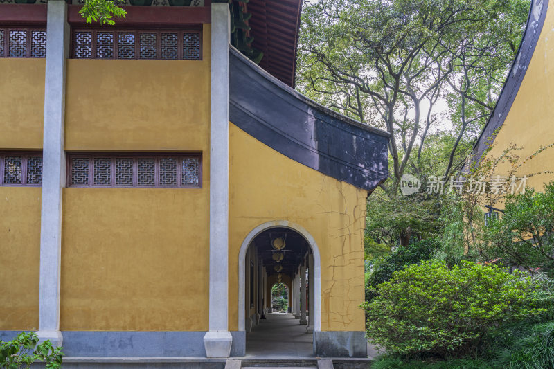 杭州西湖飞来峰灵隐寺千年古刹古建筑