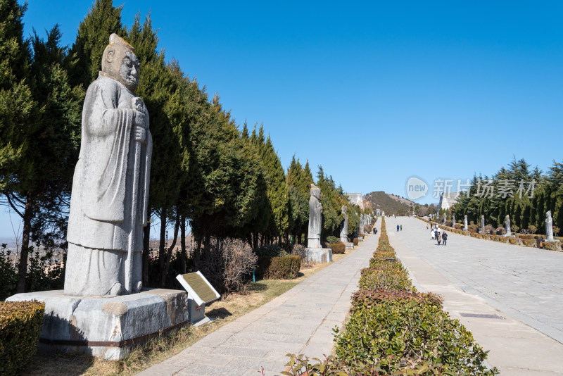 陕西宝鸡乾陵神道石像生