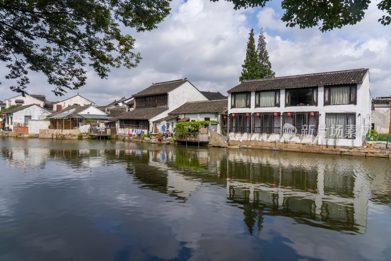 江南水乡苏州同里古镇旅游房屋中式建筑