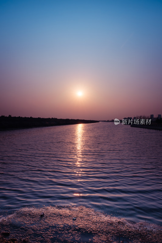 蓝色时刻/曹妃甸/夕阳/揽月湾/晚霞/风光