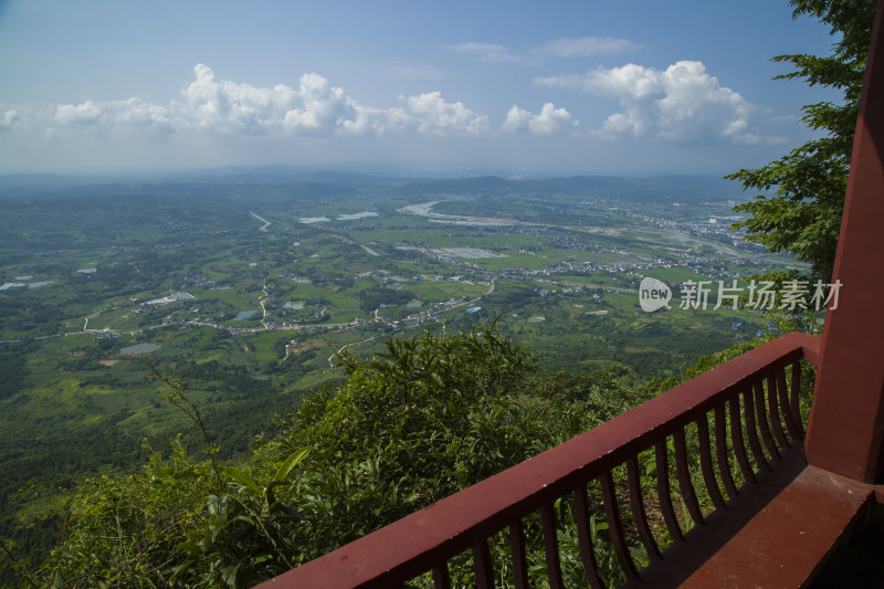 绵阳江油窦团山景区风光