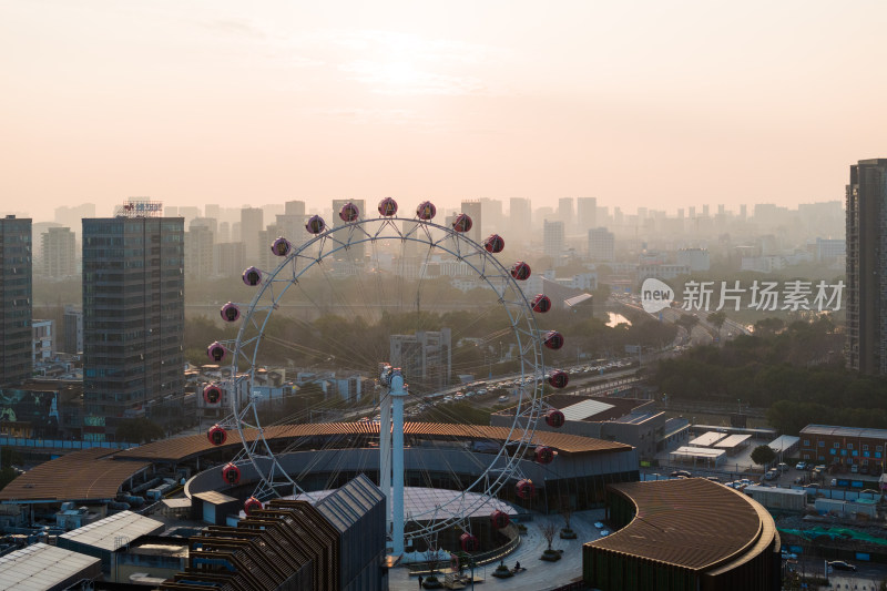 浙江宁波万象城航拍