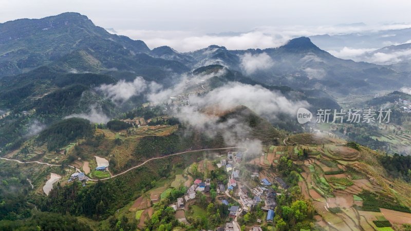 重庆酉阳：青山雾漫别样美