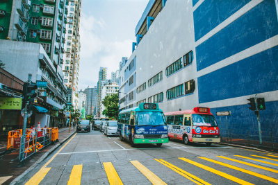 香港九龙城区城市风光