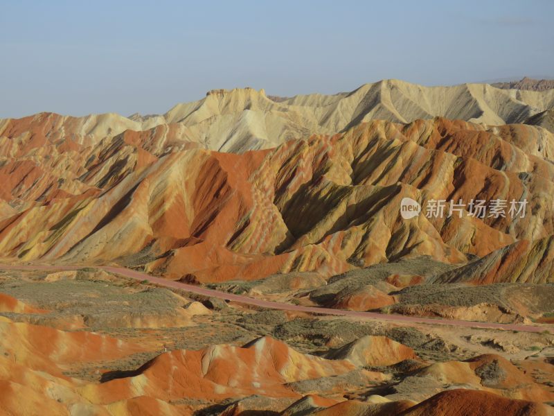 甘肃张掖七彩丹霞风景区旅游风光