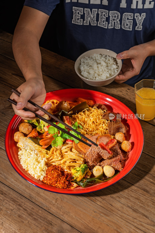 餐饮用餐秤盘麻辣烫很下饭