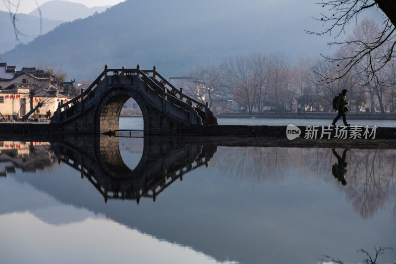 秋天的宏村