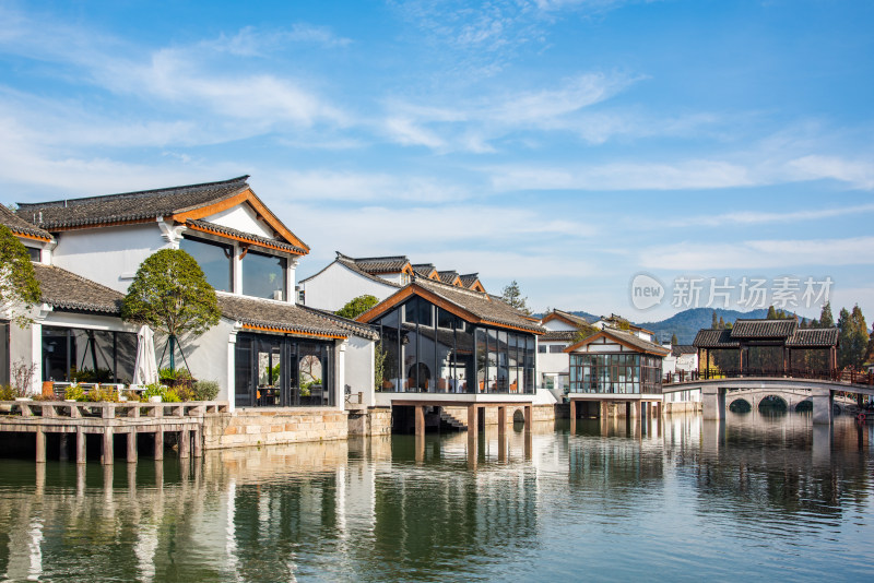 杭州湘湖越界江南水乡风格新中式建筑