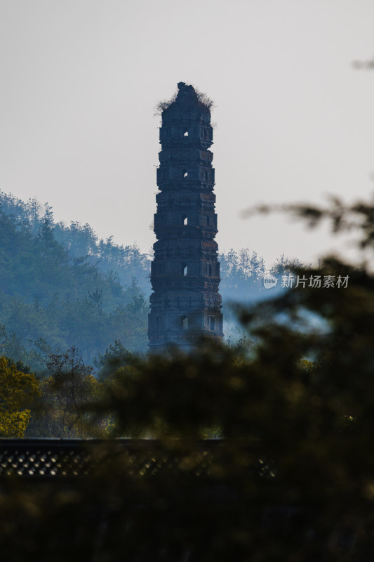 浙江天台山国清寺千年隋塔