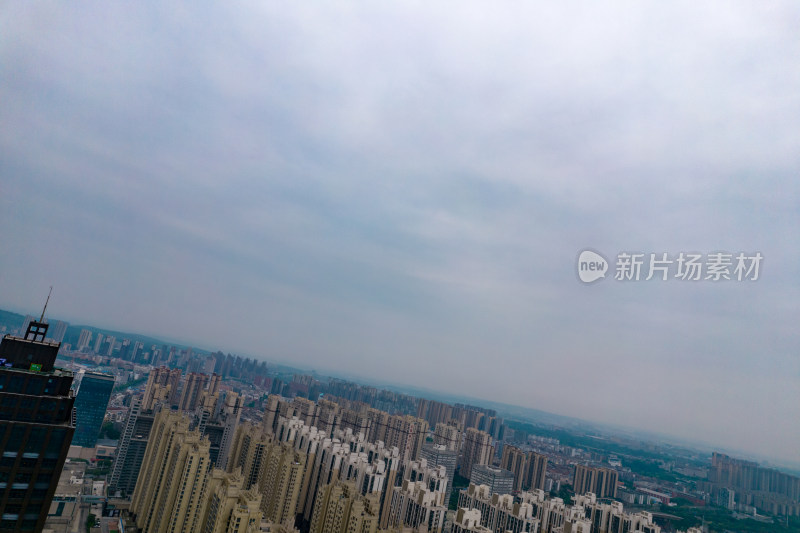 湖北荆门城市风光航拍摄影图