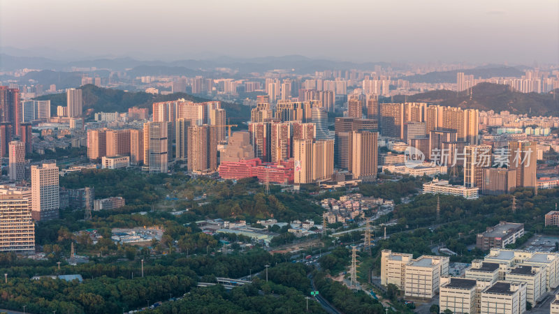 深圳龙华区城市风光