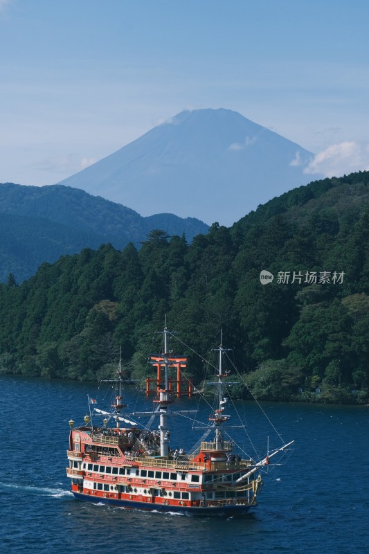 日本箱根富士山自然风光美景