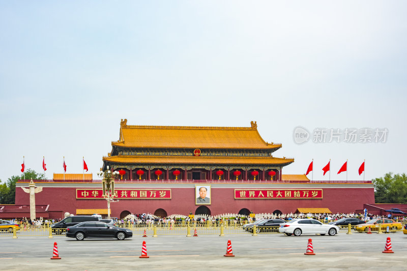 宏伟壮观北京天安门故宫正阳门