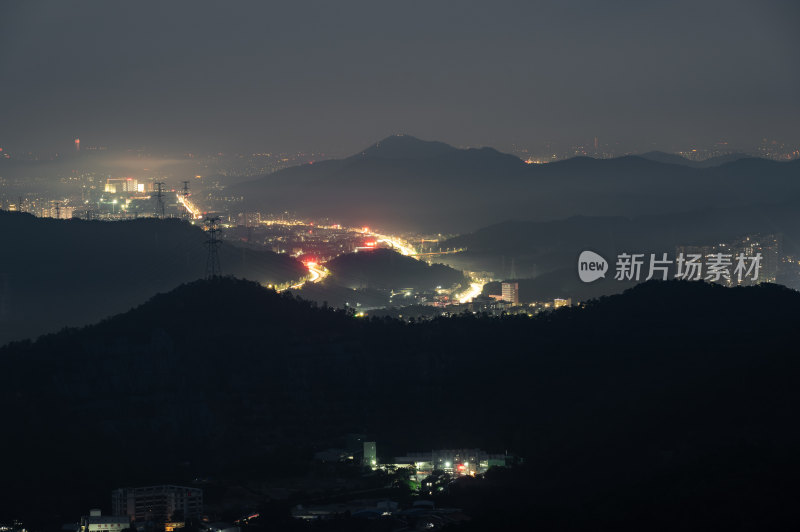 中山神湾丫髻山山顶风光