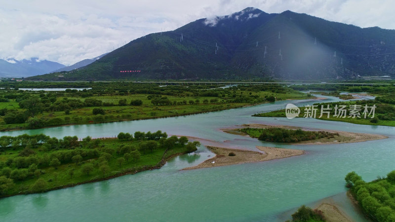 林芝雅尼湿地公园航拍