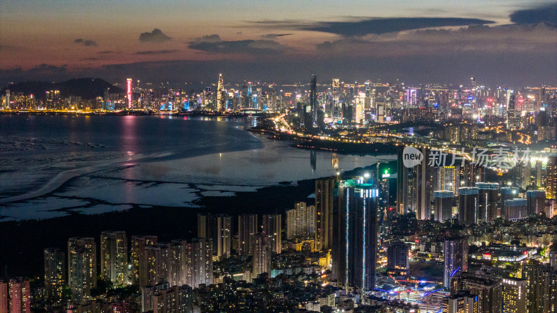 深圳福田中心区夜景