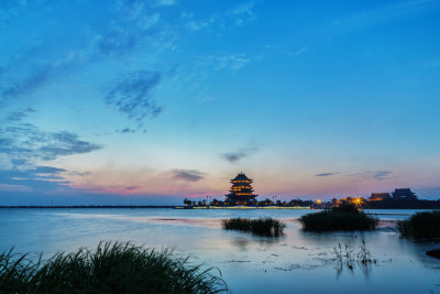 苏州重元寺夜景