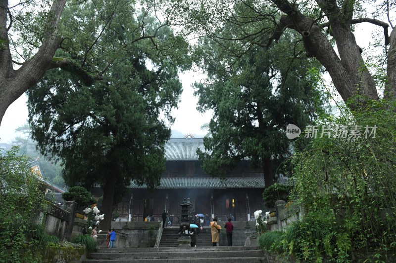 天台山千年古刹国清寺风景