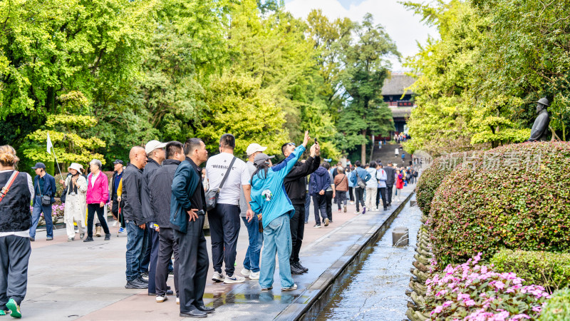 四川都江堰景区旅游综合场景