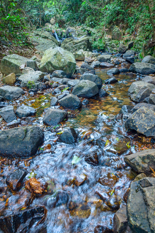 香港城门郊野公园山涧山谷溪流河流