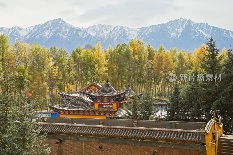 张掖，马蹄寺