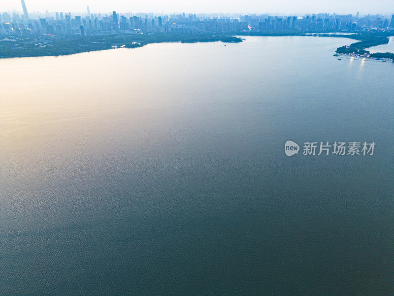 湖北武汉东湖5A景区航拍图