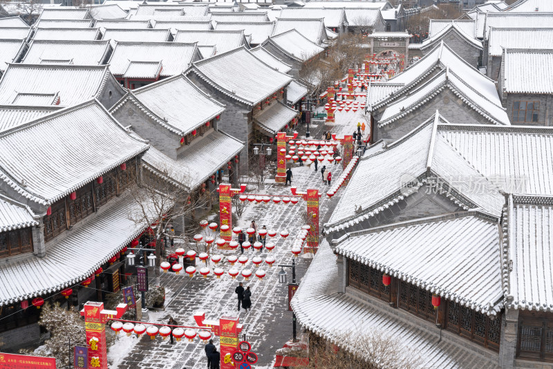 青州古城古街建筑风光