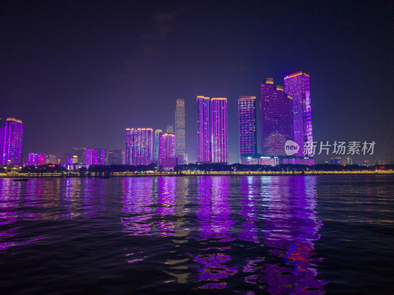 湖南长沙夜景灯光秀