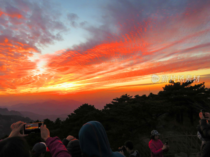 中国安徽黄山旅游风光