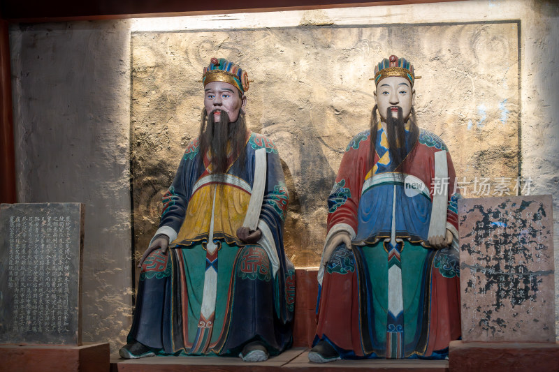 成都武侯祠里的三国历史人物塑像