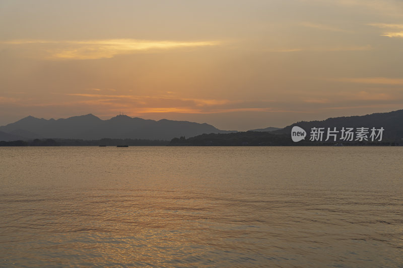 杭州西湖湖滨一公园机动船码头