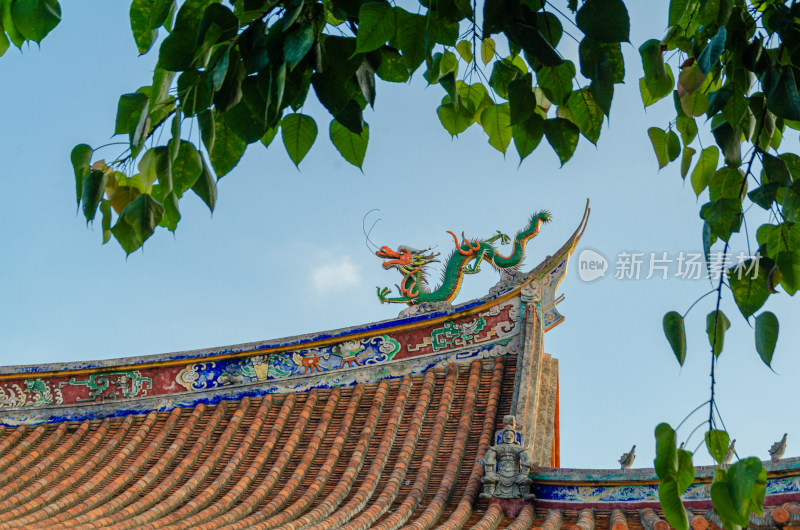 福建泉州开元寺的闽南风格屋顶