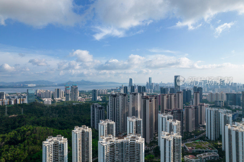 深圳南山区华侨城航拍