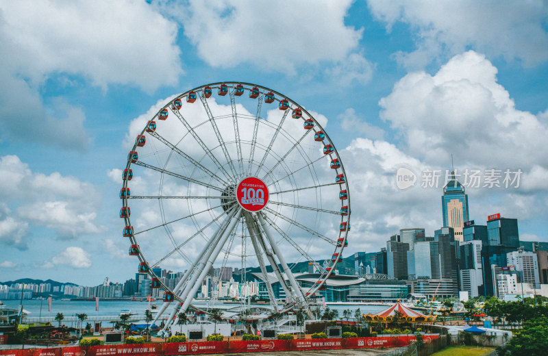 香港维多利亚港城市风光