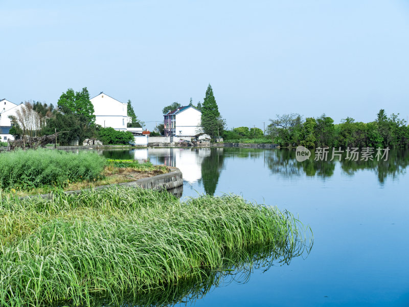 绍兴江南水乡东鉴湖风景