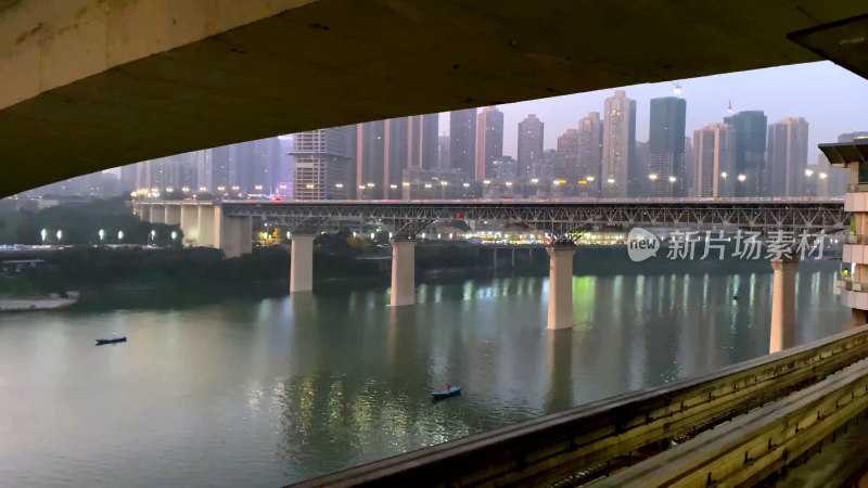 中国重庆城市夜景