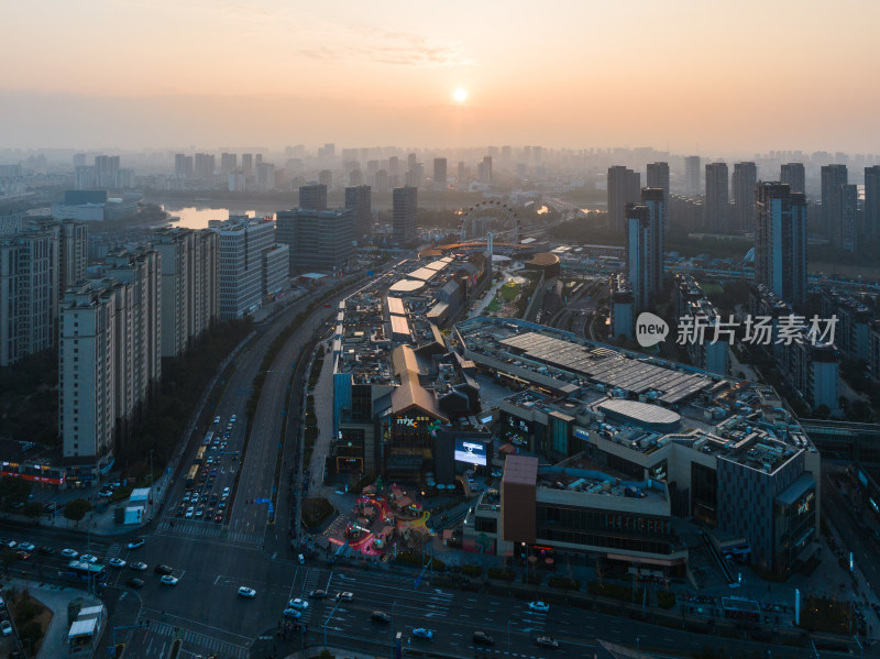 浙江宁波万象城航拍