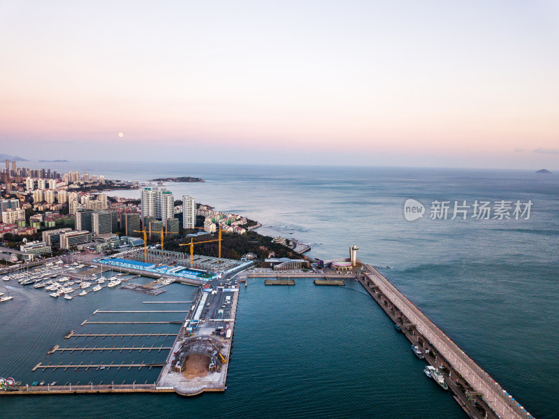 青岛海岸线航拍