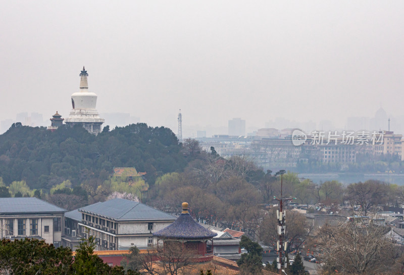 北京景山公园看白塔