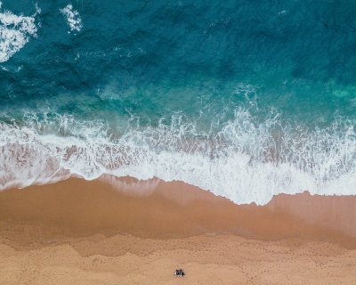 海滩沙滩海岸线