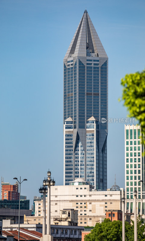 上海苏州河河南路桥建筑景观