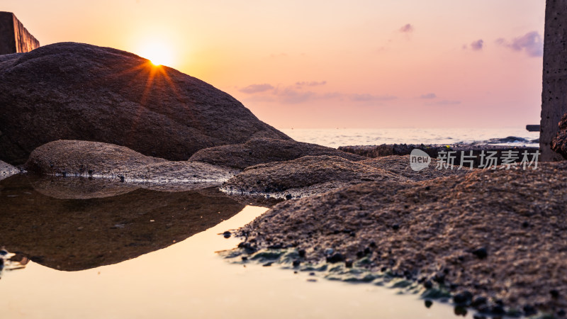 北戴河海边日出