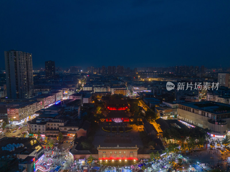 四川德阳文庙夜景