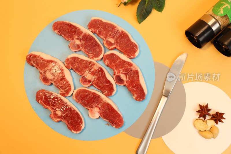 羊排 新鲜羊肉 蝴蝶排 烧烤 羊肉 宁夏滩羊