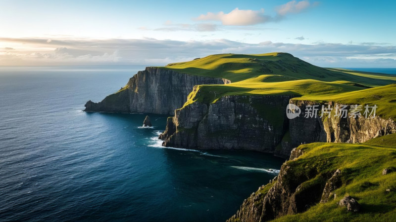 山间湖泊自然绝美风景