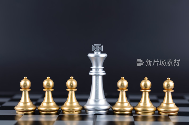 棋盘上的国际象棋棋子