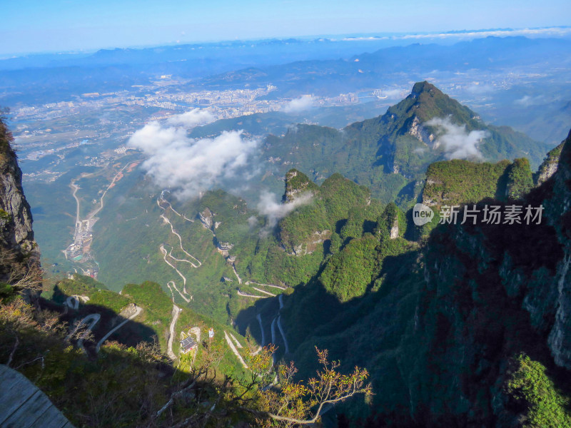 张家界天门山旅游风光