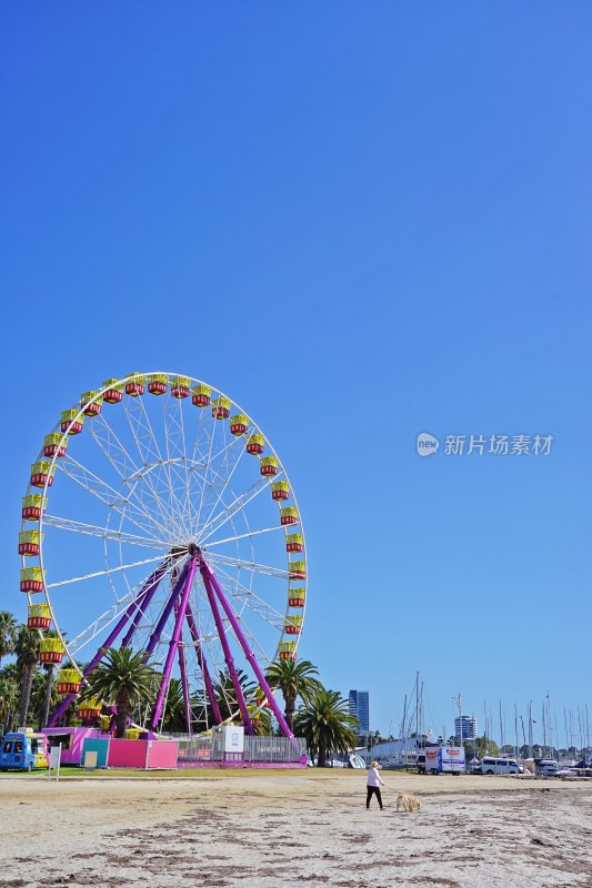 澳大利亚吉朗，东部海滩风景