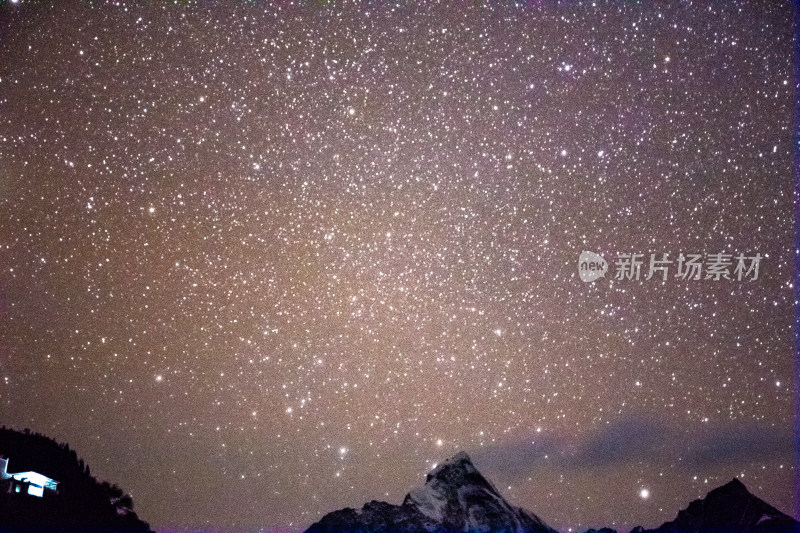 四川四姑娘山星空